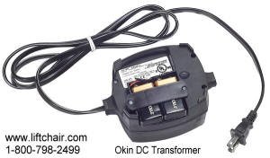 Okin Power Supply Deltadrive / Betadrive / Okidrive. Two Prong, Compartment for Two 9V Batteries On Bottom