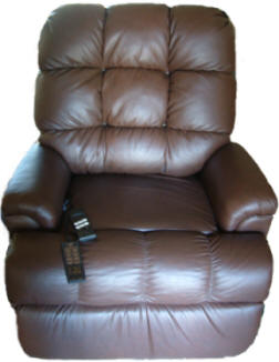 5555 Med-Lift Lift Chair, Tobacco Full Leather