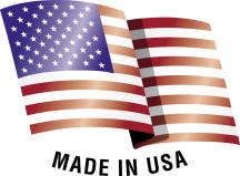 Proudly made in the United States of America.