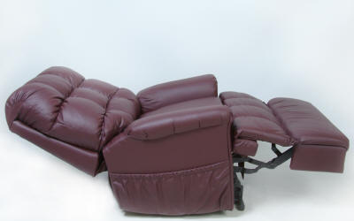 Full Sleeper Lift Chair, Infinite Positions, Two Motors, One For Back. One For Legrest.