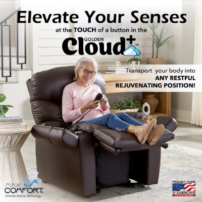 Golden Technologies | Cloud+ MaxiComfort 4 Zone Lift Chair PR511-SMA