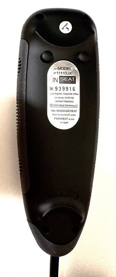  11110UX LA-Z-BOY, Inseat, Heat And Massage Hand Control