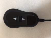 Black Toggle Switch Hand Control