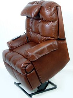 Infinite Position Full Sleeper Lift Chair w/ Memory Foam