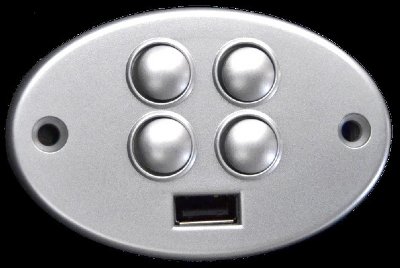 4 Button Switch for Power Recline and Headrest w/ USB Charger