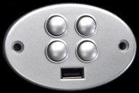 4 Button Switch for Power Recline and Headrest w/ USB Charger