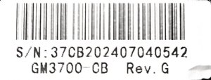 GM3700-CB Control Box For Golden