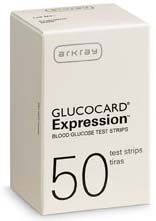 Glucocard Expression Test Strips - 50 Count