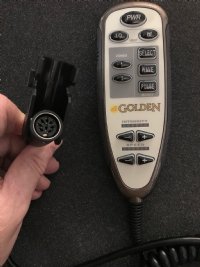 Golden HV3100-HC  /  11410UX HEAT AND MASSAGE HAND CONTROL