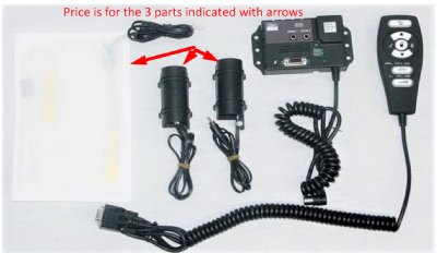 Massage Motors and Heat Pad with cords