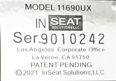 InSeat OR Best 11690U or 11690UX 