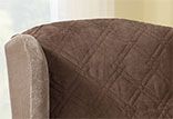 Seat & Back Protector for Lift Chair - Taupe - Large