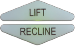 Autodrive Lift and Recline Buttons